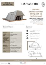 EPHREM „L'artisan 110" professionele pizzaoven, Ophalen, Nieuw, EPHREM