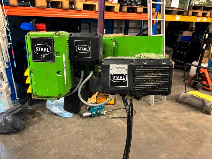 Stahl elektrische loopkat+takel rolbrug kettingtakel rema, Bricolage & Construction, Treuils et Palans, Comme neuf, Électrique