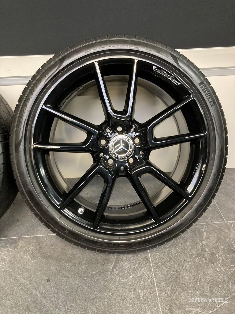 19” originele Mercedes C W205 AMG velgen + banden breedset, Pneus et Jantes, Véhicule de tourisme, Pneus été, -