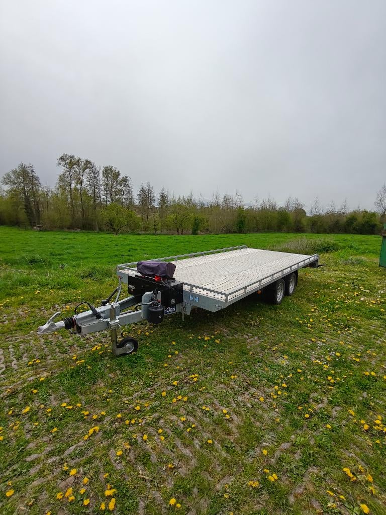 Remorque porte voiture 3T5, Autos : Divers, Remorques, Comme neuf, Enlèvement