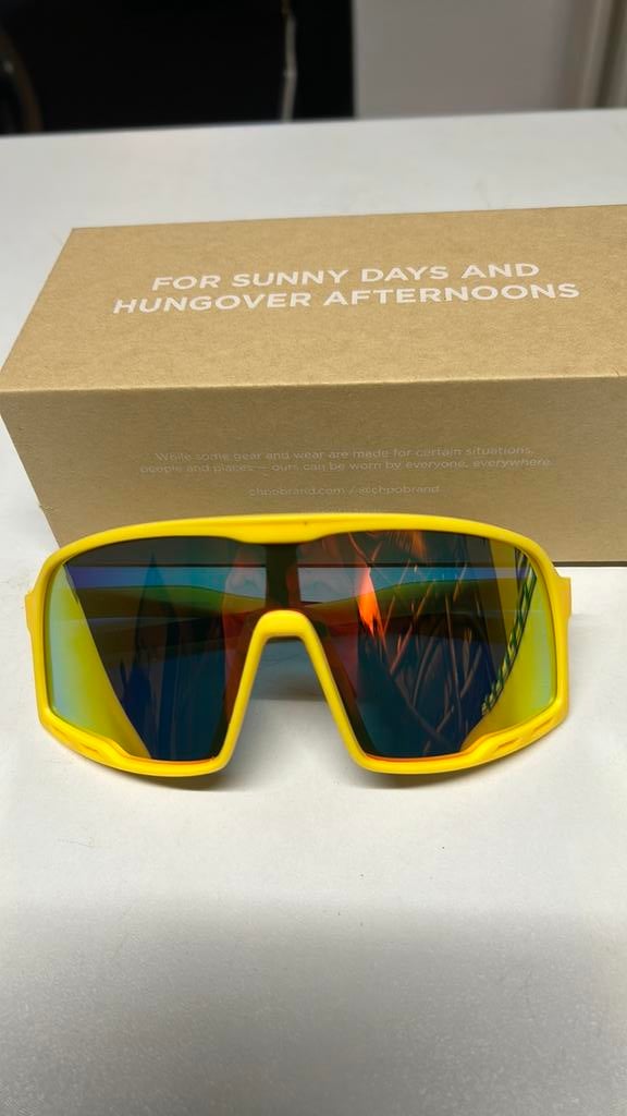 Koersbril, Ophalen, Nieuw, Geel