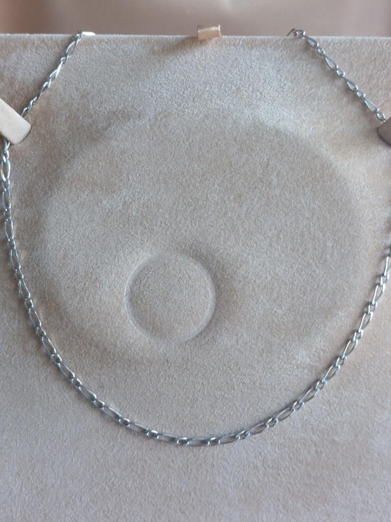 Chaine mix argent  925, Bijoux, Sacs & Beauté, Colliers, Enlèvement, Comme neuf, Argent, Argent