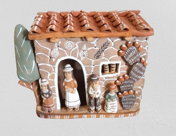 Pérou, art populaire: entièrement fait main, en terre cuite, Antiquités & Art, Art | Art non-occidental, Enlèvement ou Envoi