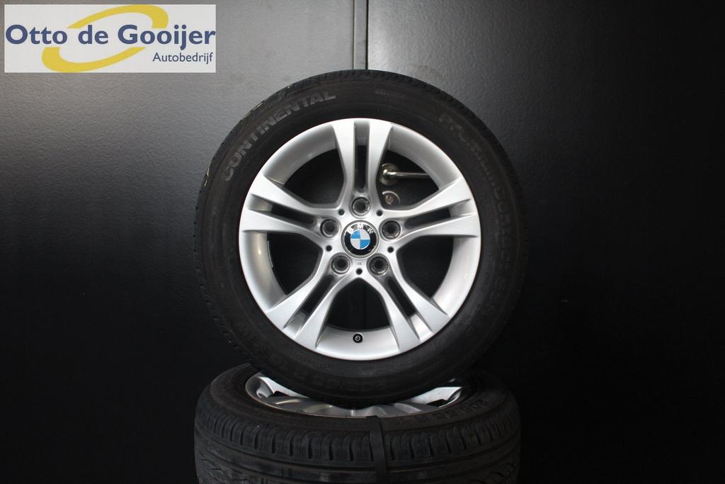 Originele BMW 3-Serie Velgen 16 Inch Zomerbanden 7.0MM, Ophalen, Gebruikt, -, Banden en Velgen