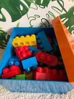 grote box gekleurde bouw blokken, Kinderen en Baby's, Speelgoed | Bouwstenen, Ophalen of Verzenden, Zo goed als nieuw, Megabloks