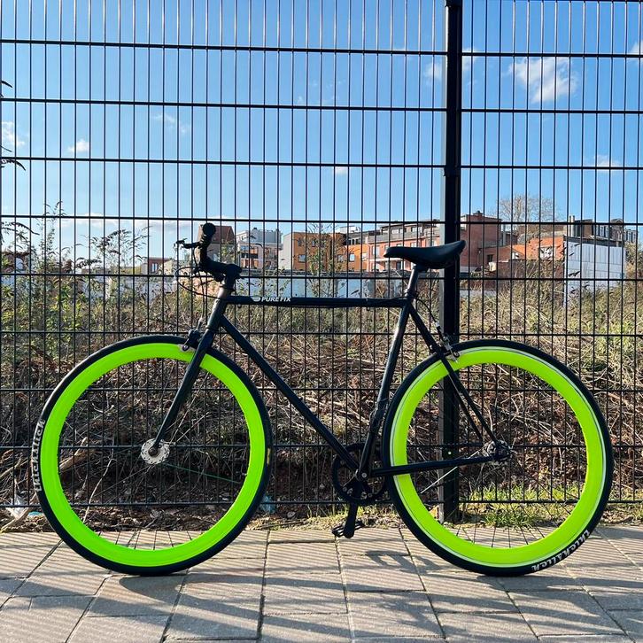 Fixed Gear Fiets Fixie PureFix, Fietsen en Brommers, Fietsen | Heren | Herenfietsen, Zo goed als nieuw, 57 tot 61 cm, Ophalen