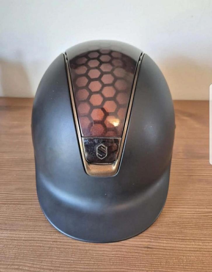 samshield Rijhelm donkerbruin L, Dieren en Toebehoren, Paardrijkleding, Cap, Ophalen of Verzenden