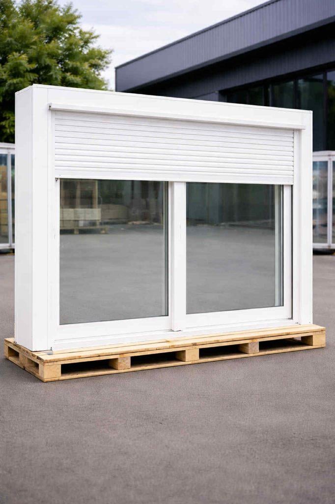 Baie coulissante en PVC, Enlèvement ou Envoi, Neuf, Fenêtre de façade ou Vitre