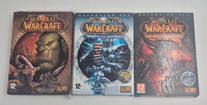 World of warcraft x3, Consoles de jeu & Jeux vidéo, Jeux | PC, Utilisé, Jeu de rôle (Role Playing Game), 1 joueur, À partir de 12 ans