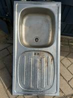 Te Koop RVS Wastafel in goede staat., Enlèvement ou Envoi, Comme neuf