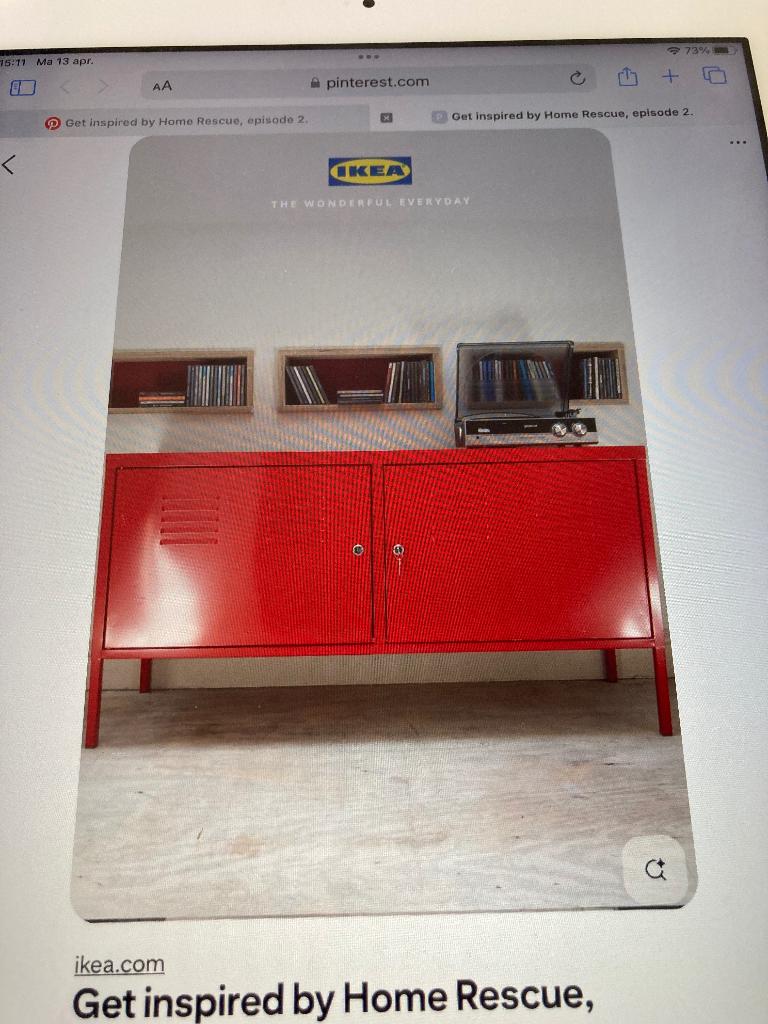 Ikea lockerkast rood, Ophalen, Nieuw