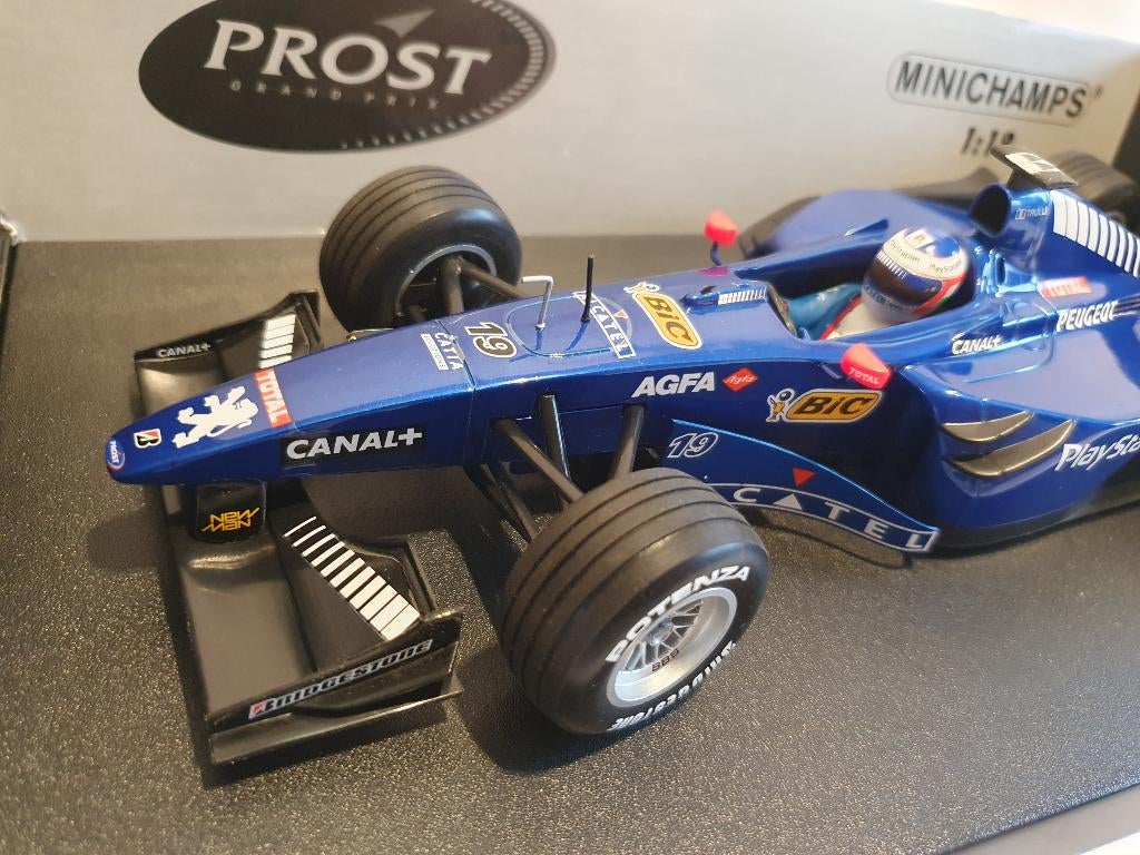MINICHAMPS 1/43 PROST Peugeot AP01 Trulli Tower Wing 430980042 EUR 49