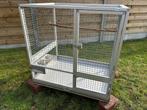 Ruime en super degelijke voliere, Dieren en Toebehoren, Ophalen, Nieuw, Aluminium, Volière