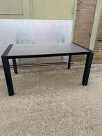Xooon design tafel 160 x 90 cm met speciale glasplaat, Ophalen, Gebruikt, Design, 50 tot 100 cm