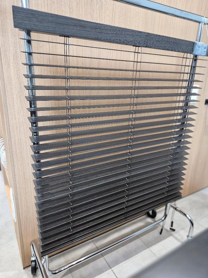 Houten lamellen, Huis en Inrichting, Stoffering | Gordijnen en Lamellen, Nieuw, 100 tot 150 cm, 100 tot 150 cm, Bruin, Zwart, Ophalen