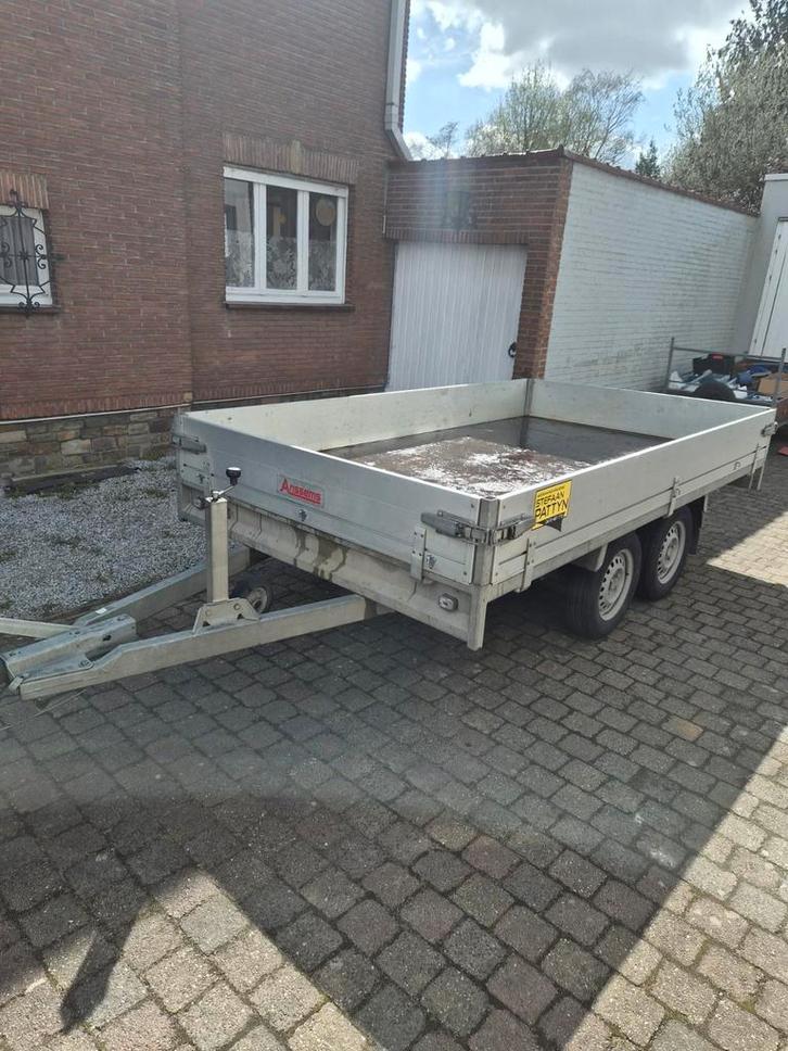 Ansems 3m30 op 1m80 mtm 2000 kg, Autos : Divers, Remorques, Enlèvement