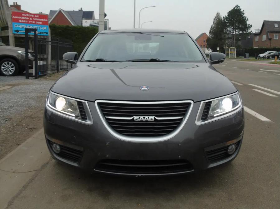 Saab 9-5 2.0 Tid4 *10/2010 *Ohboekje *Navi *Leder *EURO 5, Autos, Saab, Cuir, 139 g/km, Entreprise, Noir