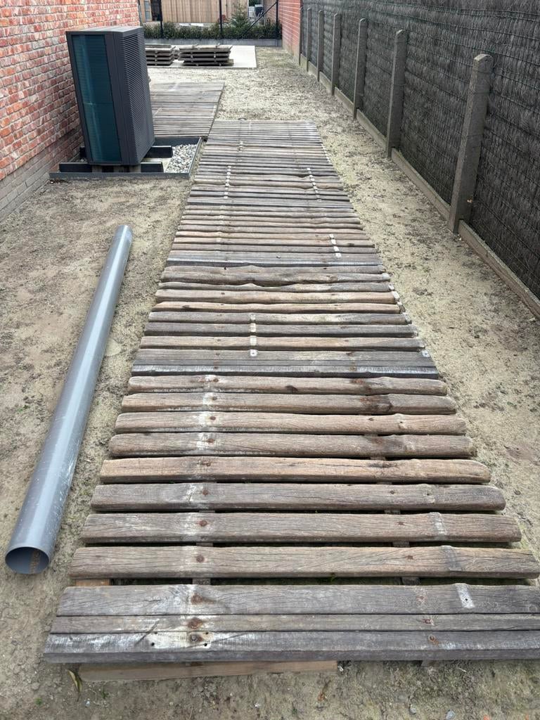 Azobe roosters, Tuin en Terras, Ophalen, Gebruikt, Hout, Overige typen