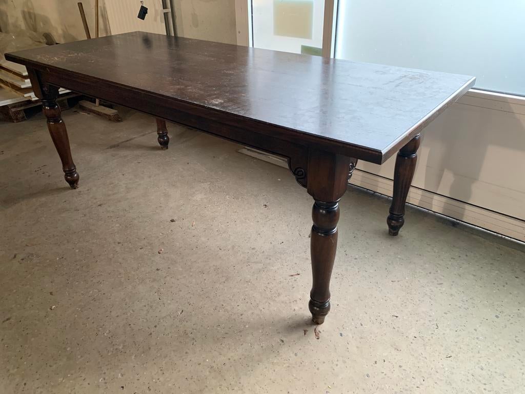 Eiken eettafel, Huis en Inrichting, Tafels | Eettafels, Ophalen