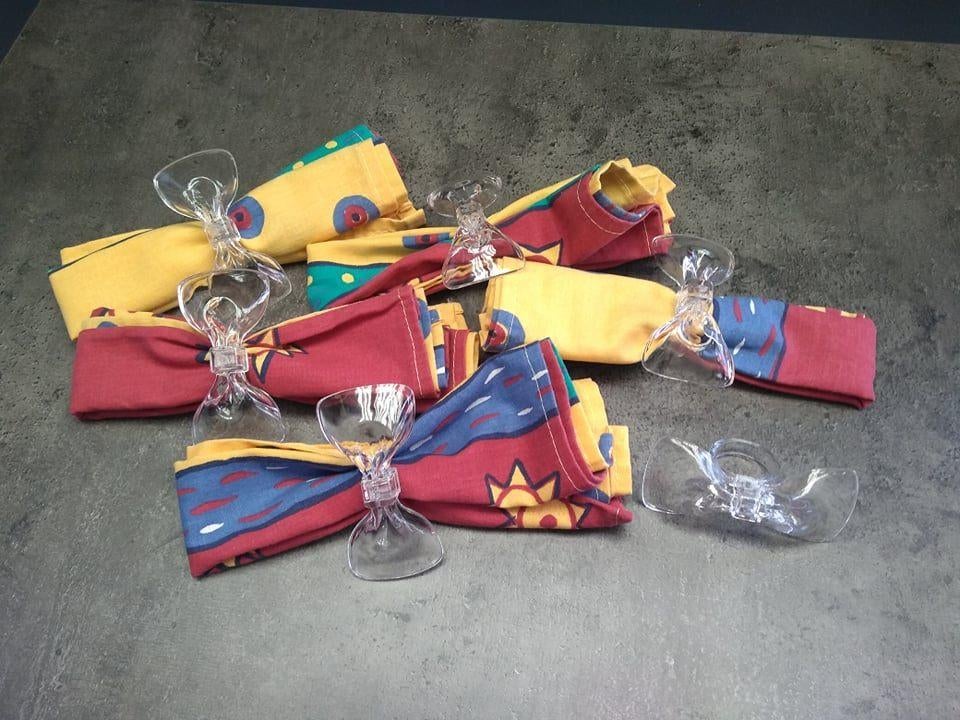 servetringen met gekleurde stoffen servetten, Ophalen of Verzenden