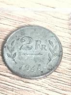 2 fr 1944 België/ Belgique, Postzegels en Munten, Munten | Azië, Ophalen of Verzenden