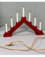 Chandelier de Noël vintage, lampadaire rouge, Divers, Enlèvement ou Envoi, Utilisé