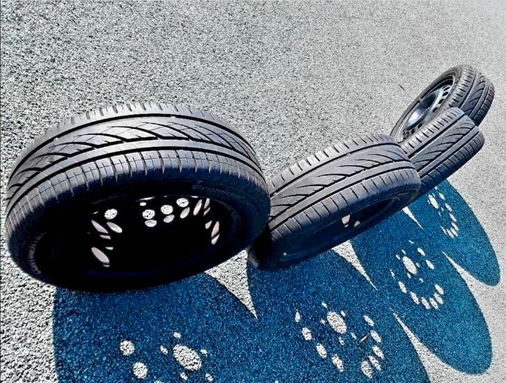 Jantes Opel Corsa C (5 trous) avec pneus été 185/55-15, Autos : Pièces & Accessoires, Pneus & Jantes, Pneus et Jantes, Pneus été