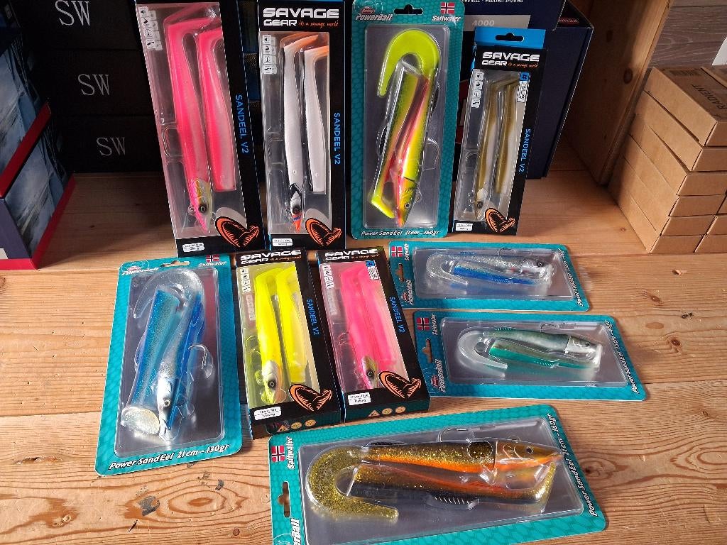 Sandeel V2/Power Sandeel (NOORWEGEN) kunstaas...Nieuw!, Watersport en Boten, Hengelsport | Zeevissen, Nieuw, Overige typen, Ophalen of Verzenden
