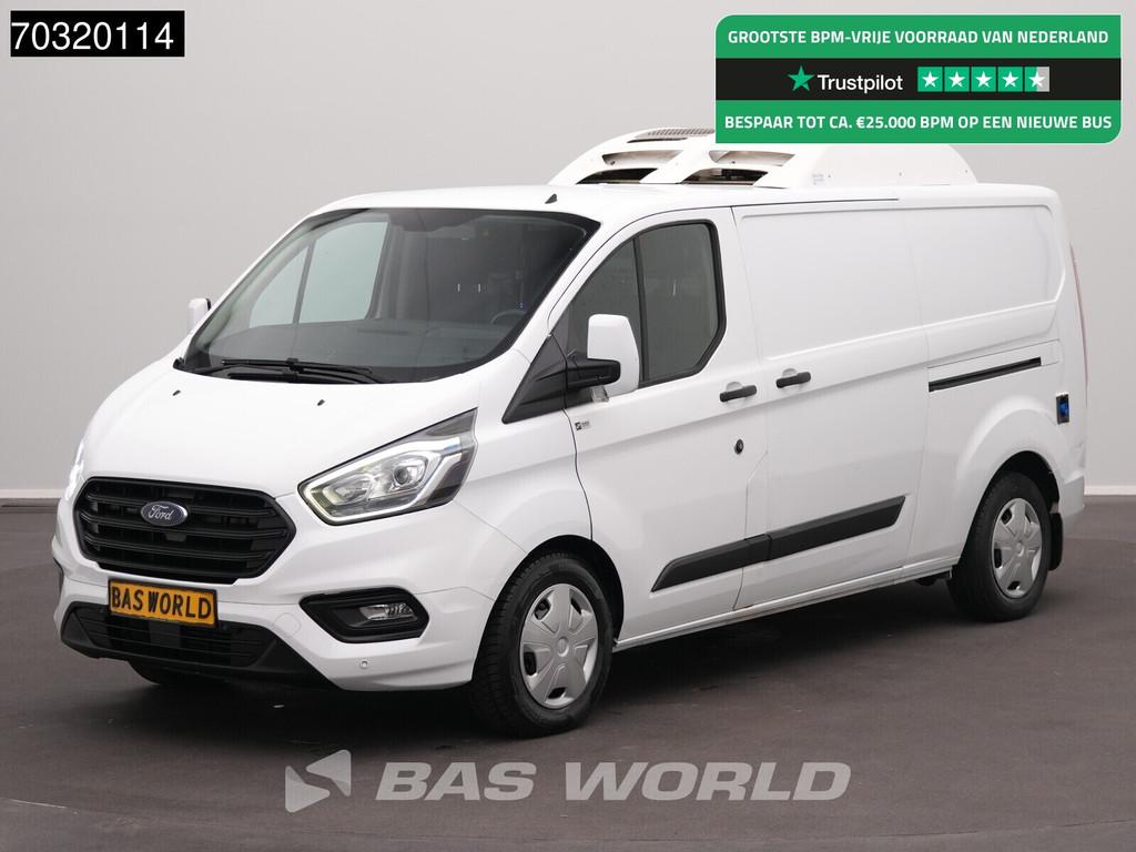 Ford Transit Custom 130PK Koelwagen L2H1 230v Stekker LED Ai, Stof, Euro 6, 4 cilinders, Wit