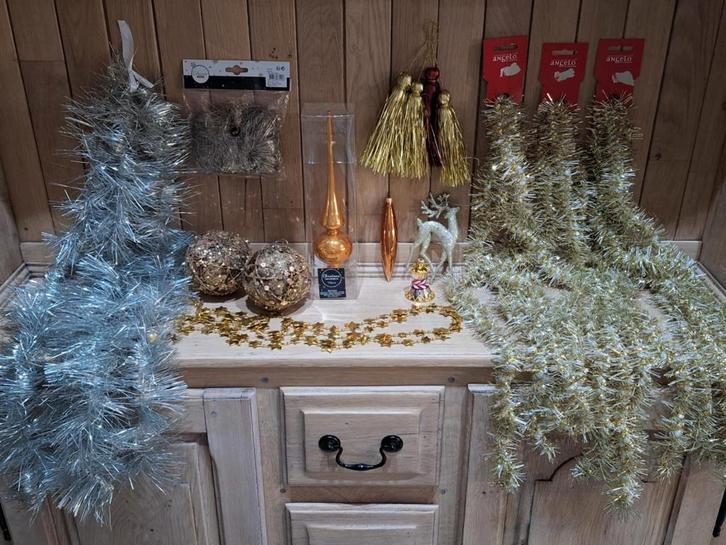 Set Kerstgerief met kerstballen, piek, slingers, deco, Divers, Noël, Enlèvement ou Envoi