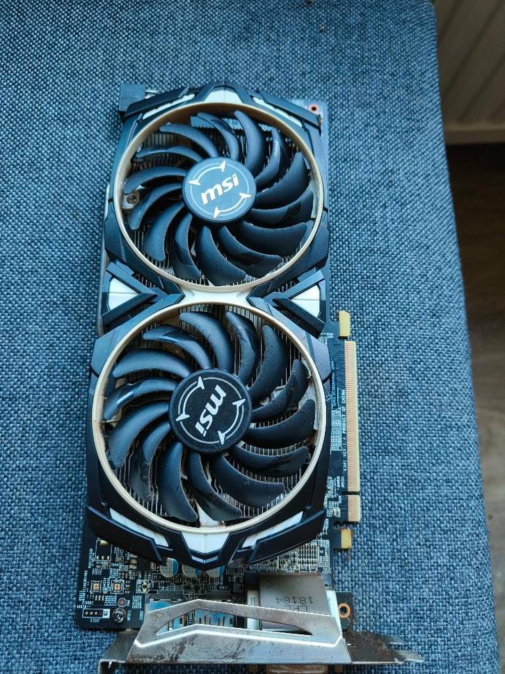 Videokaart MSI Radeon RX 580 8GB, Computers en Software, Videokaarten, Gebruikt, AMD, GDDR5, HDMI, DisplayPort, DVI, Ophalen