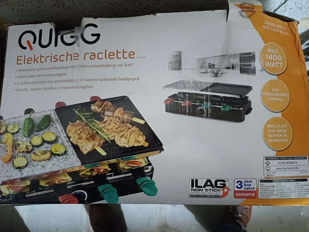 appareil à raclette et pierrade, Enlèvement, Utilisé