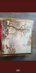 Retro blikken doos thema winter, Verzamelen, Ophalen of Verzenden