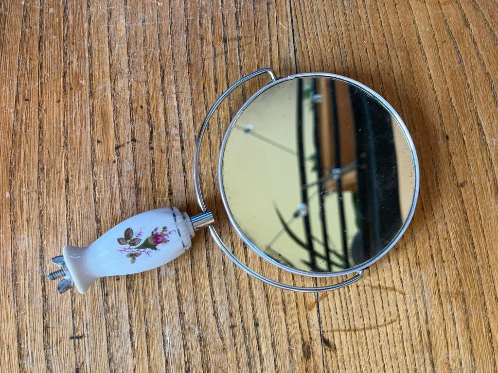 Miroir ancien, Antiquités & Art, Antiquités | Miroirs, Enlèvement, Rond