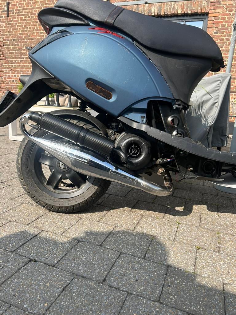 Stage 6 terugloop uitlaat zip, Vélos & Vélomoteurs, Pièces de cyclomoteur | Scooters, Enlèvement, Comme neuf, Pot d'échappement