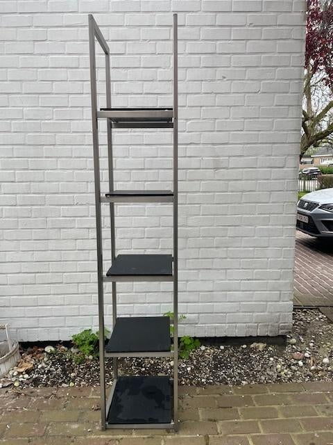 2 inoxen staande rekken, Ophalen, Zo goed als nieuw
