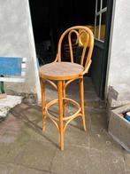 Vintage Thonnet Rotan Barkruk, Enlèvement, Comme neuf, Bois