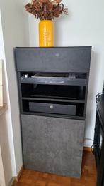 2 meubles besta noir avec portes et tiroir, Maison & Meubles