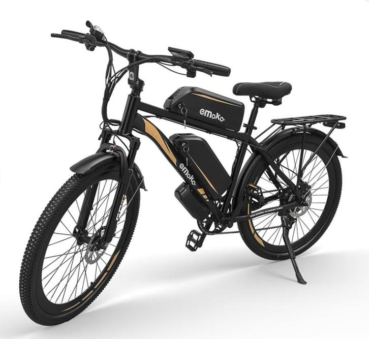 Vélo électrique emoko EC27 Double batterie Autonomie 150 km, Vélos & Vélomoteurs, Vélos électriques, Comme neuf, Enlèvement ou Envoi