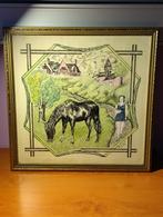 Kleurrijk paard/vrouw gesigneerd Guillaume 15.7.69, Ophalen