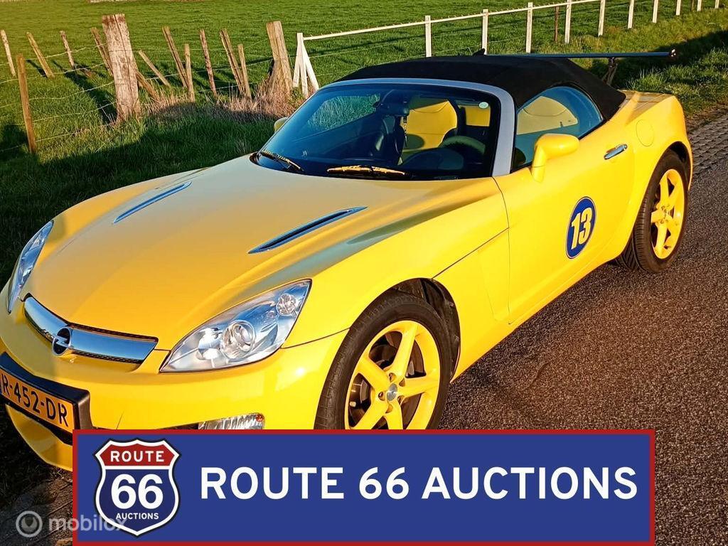 Opel GT Roadster | 2008 | Route 66 Auctions, Auto's, Gebruikt, Zwart, Bedrijf, Handgeschakeld