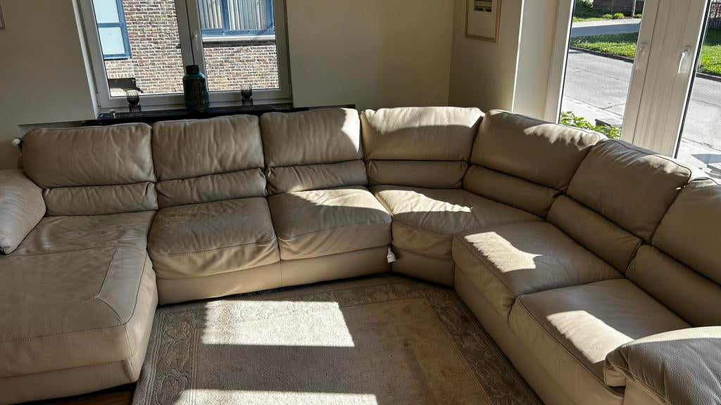 Chaise d'angle à vendre !, Maison & Meubles, Enlèvement, Utilisé, Cuir