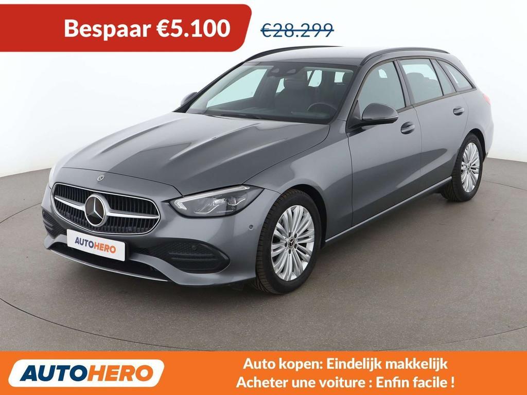 Mercedes-Benz C-Klasse 200 C 200 d T (automatique), Autos, Mercedes-Benz, Cuir, Argent ou Gris, Achat, Euro 6