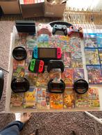 Nintendo Switch + ~25 jeux + 4 manettes pro + volant de kart, Avec 3 manettes ou plus, Enlèvement, Switch Original, Avec jeux