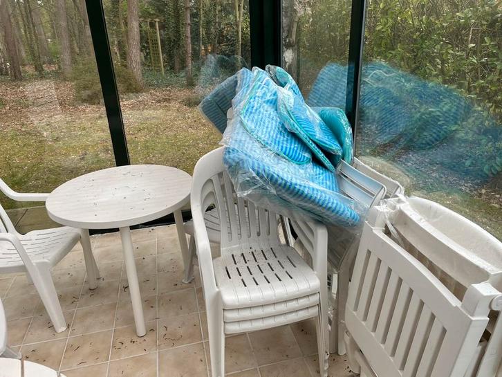 Ensemble meubles jardin, Jardin & Terrasse, Chaises de jardin, Comme neuf, Enlèvement
