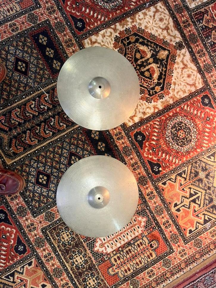 Chapeaux Paiste Giant Beat Black Label 15 pouces, Musique & Instruments, Batteries & Percussions, Utilisé, Autres marques, Enlèvement ou Envoi