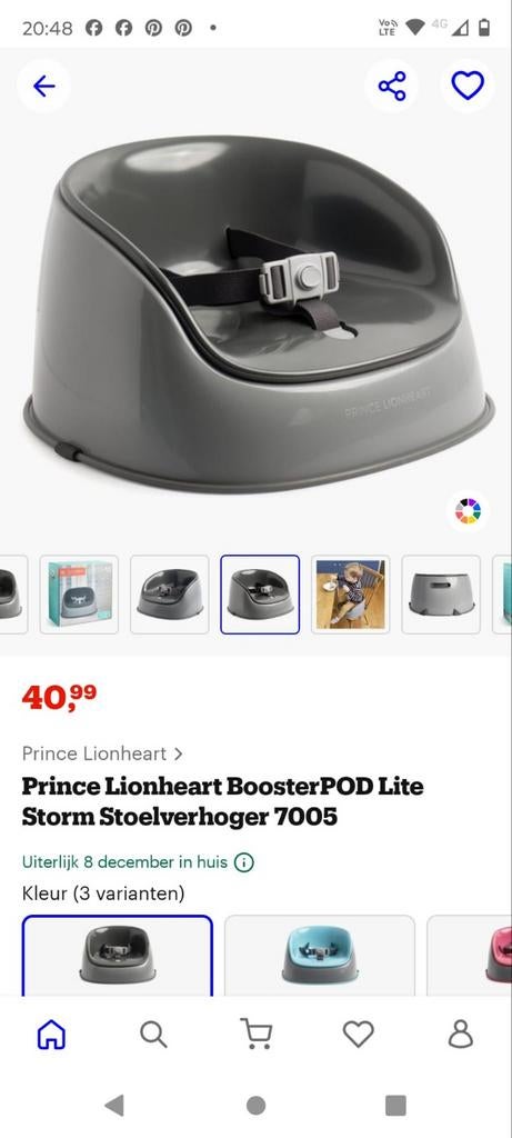 Stoel verhoger zie omschrijving, Ophalen