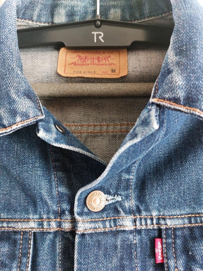 Jeans vest levis, Kleding | Dames, Truien en Vesten, Ophalen of Verzenden, Zo goed als nieuw, Maat 36 (S)