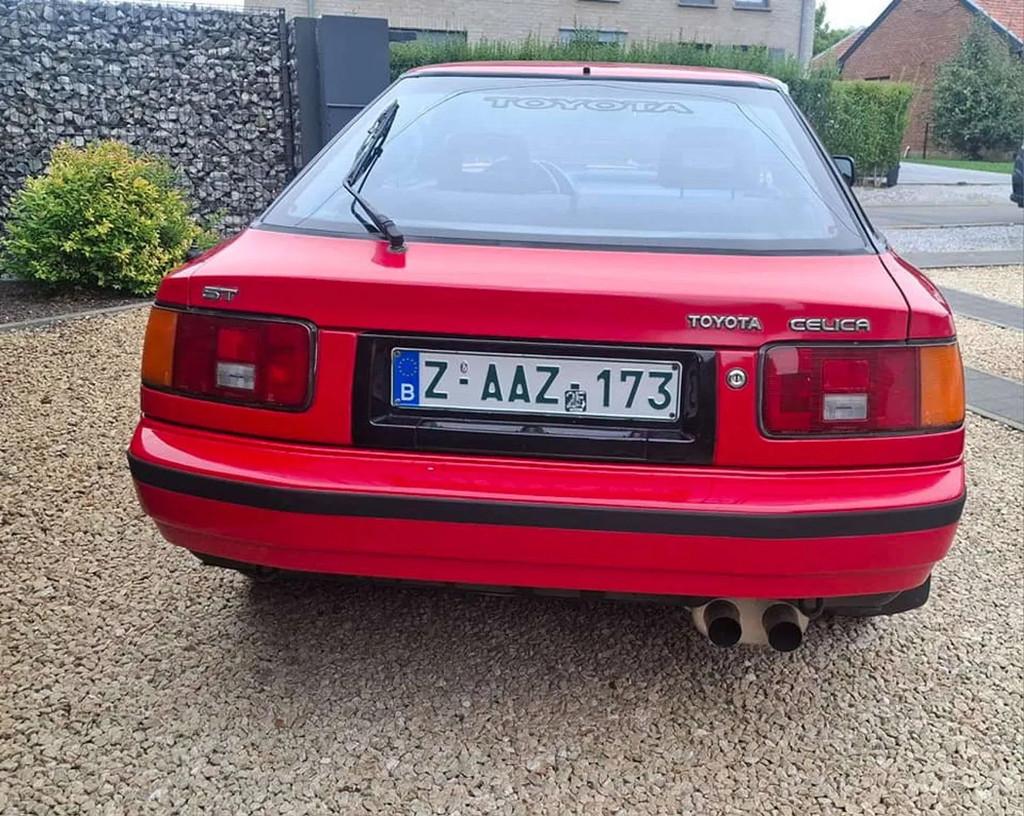 Toyota Celica (bj 1988), Lichtmetalen velgen, Stof, https://public.car-pass.be/vhr/3e3b2bab-d2c9-432b-8597-f053326a5c3a, 95 pk