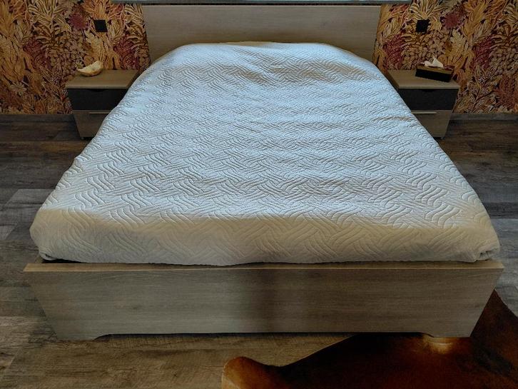 Chambre à coucher complète, Huis en Inrichting, Slaapkamer | Complete slaapkamers, Zo goed als nieuw, Tweepersoons, Ophalen